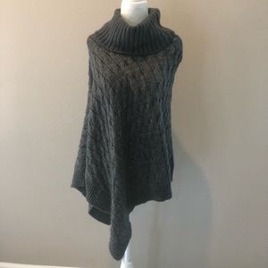 Grey & Silver Overhead Shawl - Size: Small
